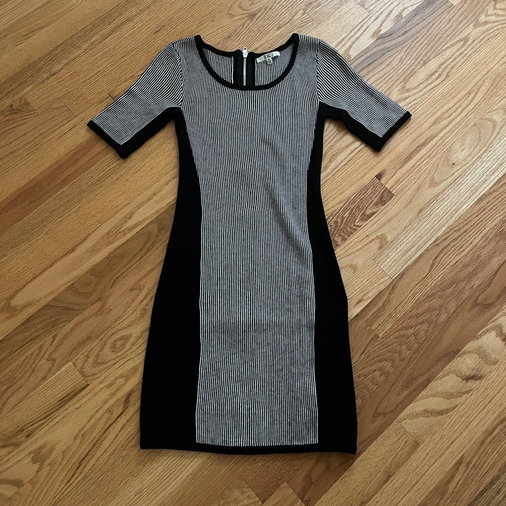 Sexy sweater dress striped dress